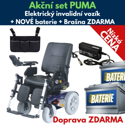 Elektrické invalidní vozíky Akční set Puma foto