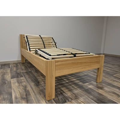 Zdravotní polohovací postel Křišťál - masiv, buk foto