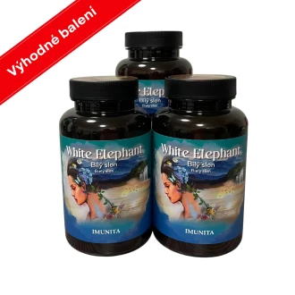 white elephant Imunita 3x foto